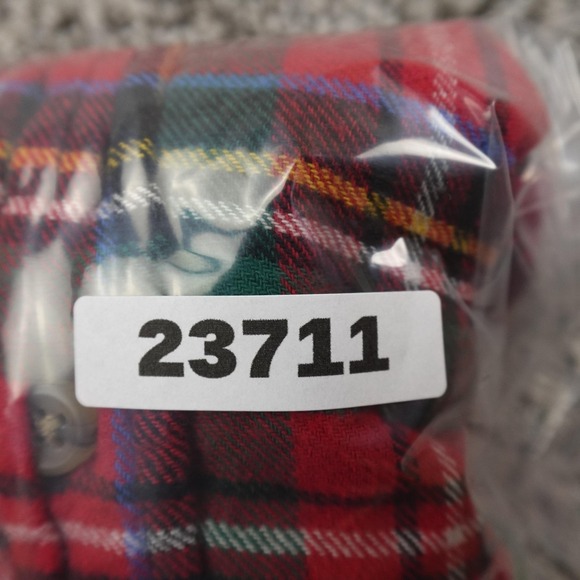 Eddie Bauer Shirt Mens M Red Plaid Flannel Button Up Long Sleeve Outdoor Hike - Picture 11 of 11